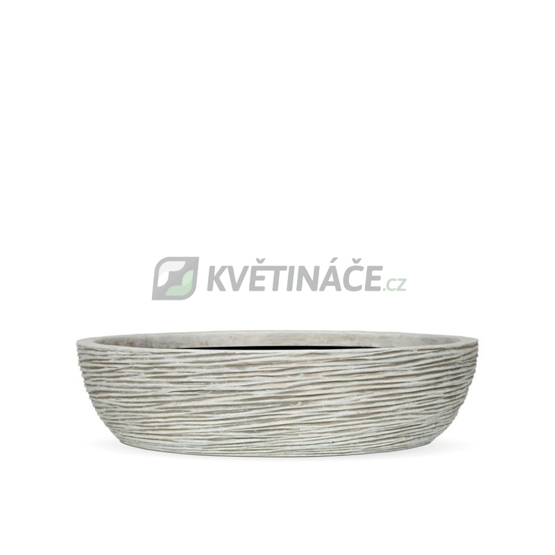 Výprodej květináčů - Capital Nature Bowl Open Ivory 36x9cm