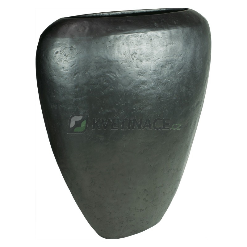 Luxusní květináče - Loft Ovál Black Iron 100x40x120cm