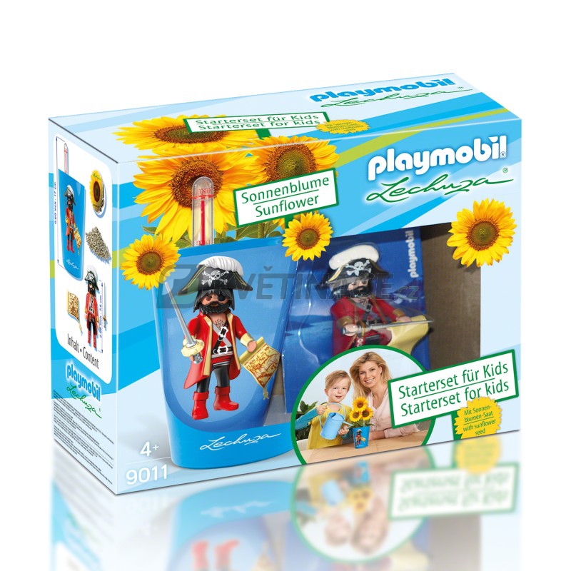 Lechuza květináče - Lechuza Mini Deltini Start set pirát komplet