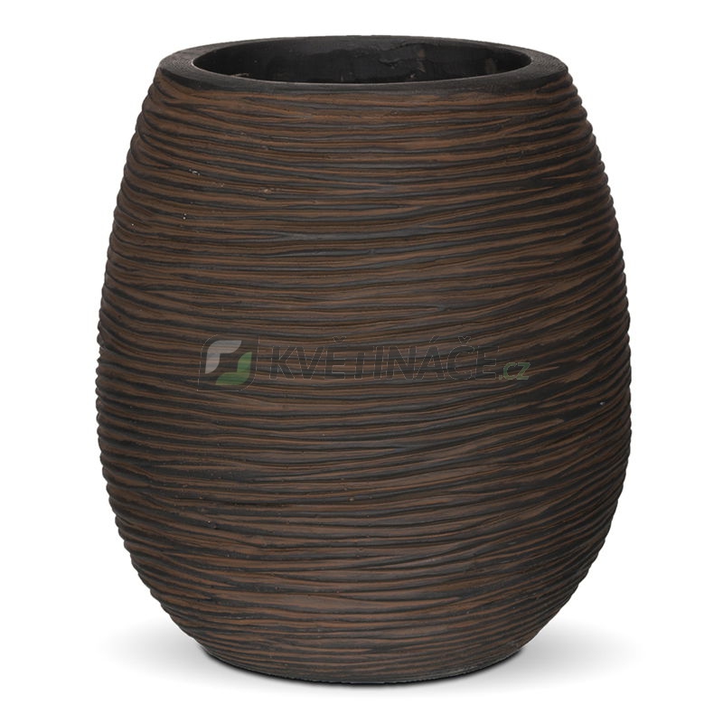 Výprodej květináčů - Capi Nature vajíčko hnědé 36x39cm