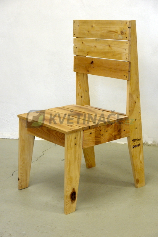 Nábytek z palet - Židle z palet Euro Wood 50x50x97cm
