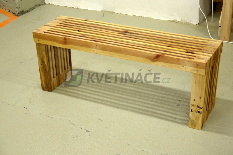 Nábytek z palet - Lavice z palet Euro Wood 110x30x44cm