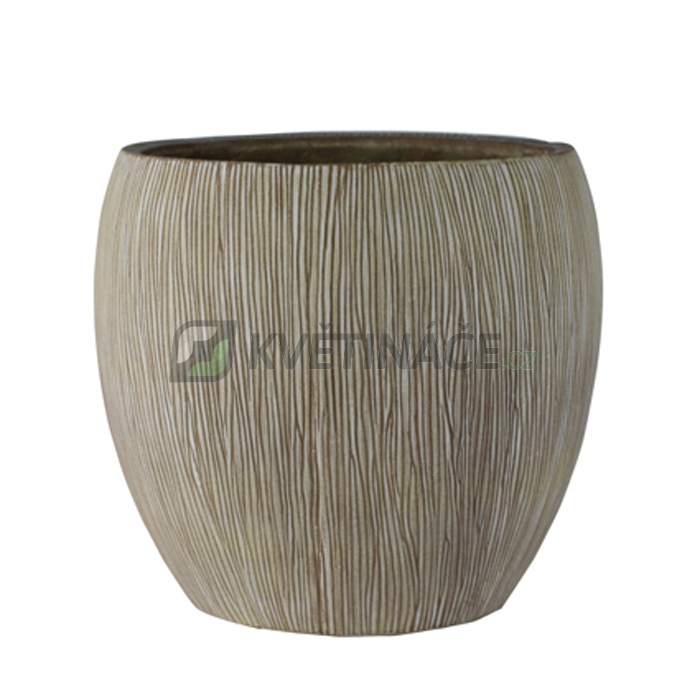 Venkovní květináče - Twist klasik camel 56x52cm