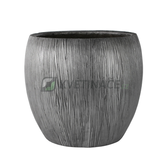 Venkovní květináče - Twist klasik stříbrný 73x67cm