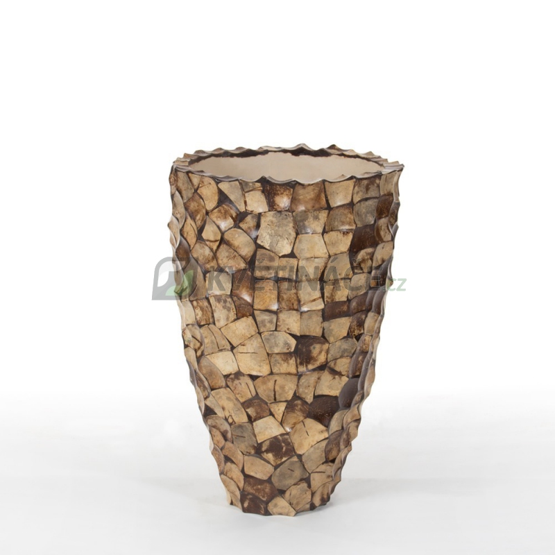 Luxusní květináče - Tunda shell partner natural 50x70cm