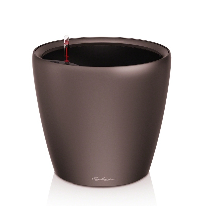 Lechuza květináče - Lechuza Classico LS 35 Espresso komplet