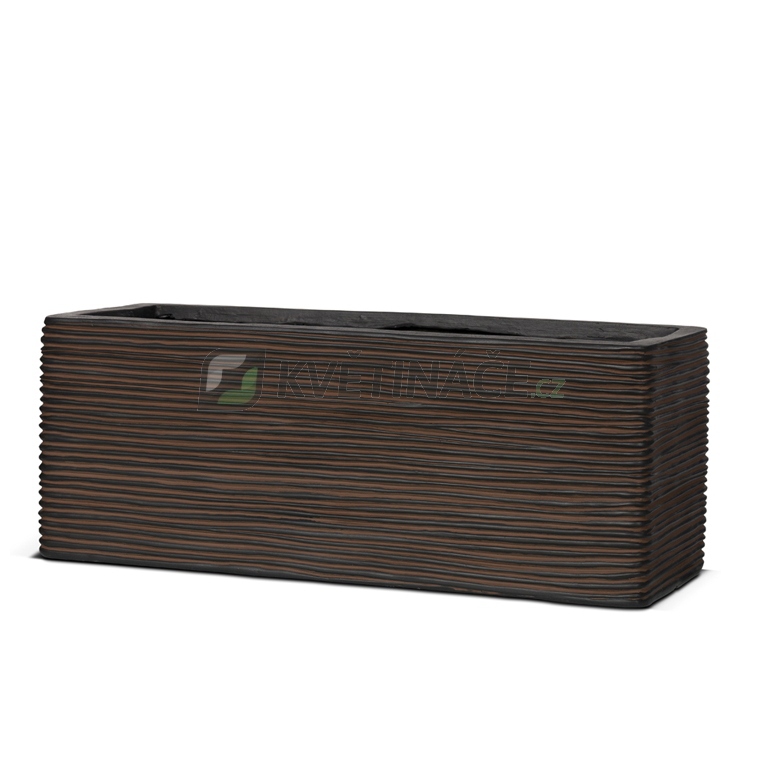 Výprodej květináčů - Capi Nature truhlík hnědý 65x30x26