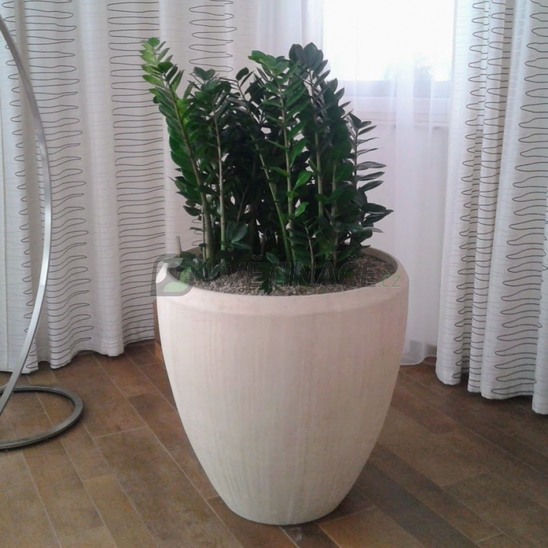 Luxusní květináče - Polystone Natural Couple 50x50cm