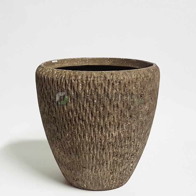 Luxusní květináče - Polystone Rock Couple 40x40cm