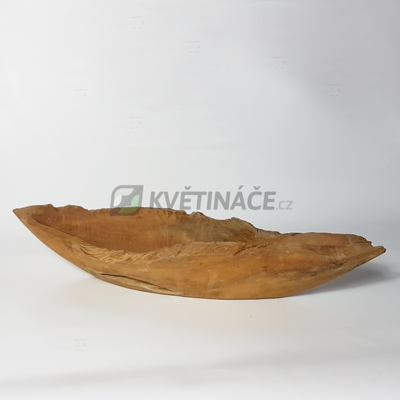 Dekorace - Dekorativní Teak Boat 68x18x15cm