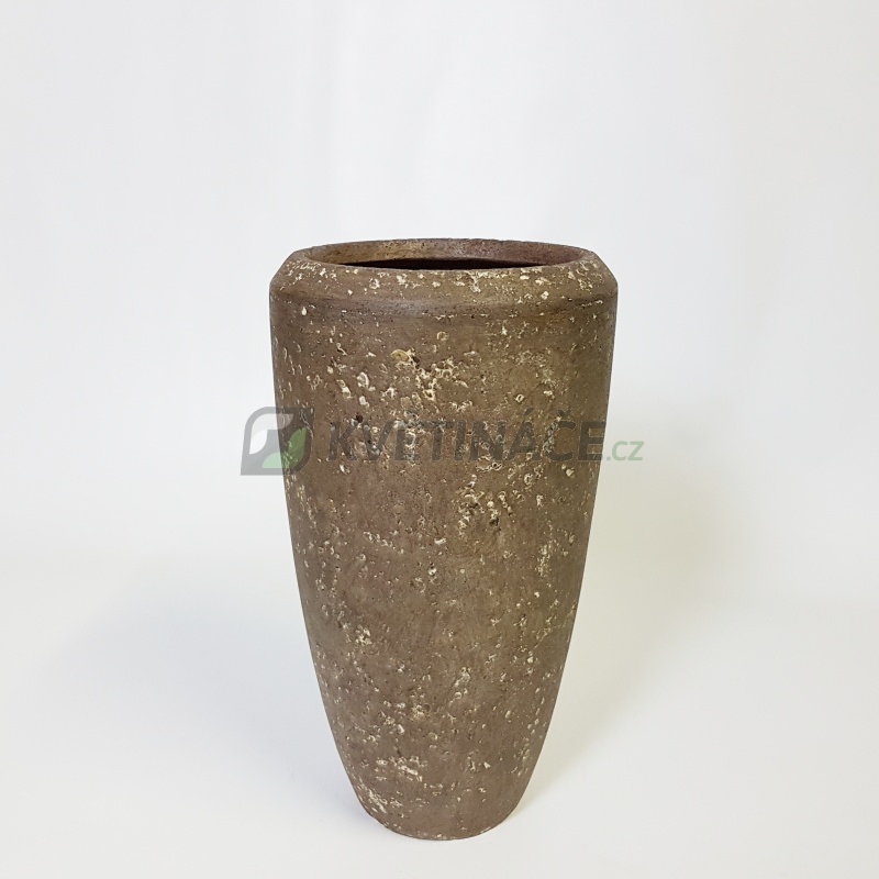 Luxusní květináče - Polystone Rock Plain Partner 23x50cm