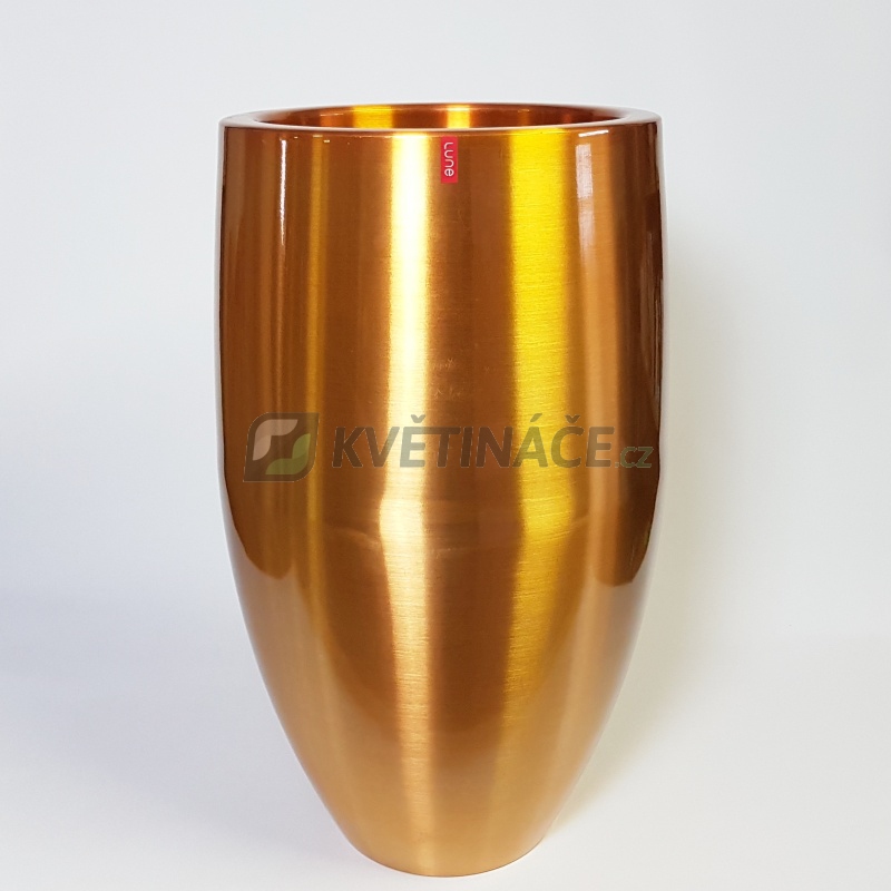 Kovové květináče - Aluminium Bubba Gold 49x82cm