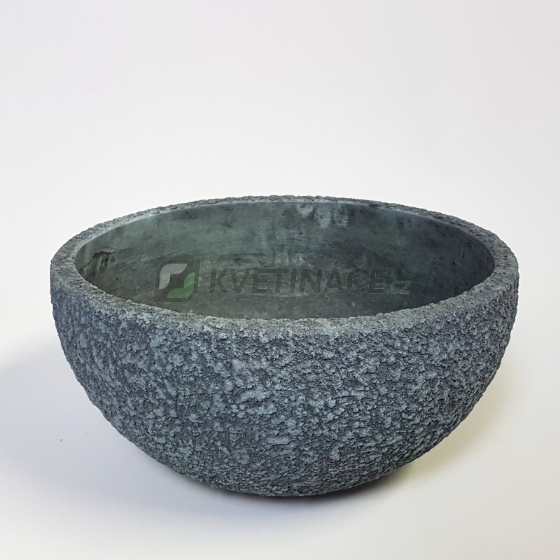 Venkovní květináče - Sebas mísa šedá 58x35cm