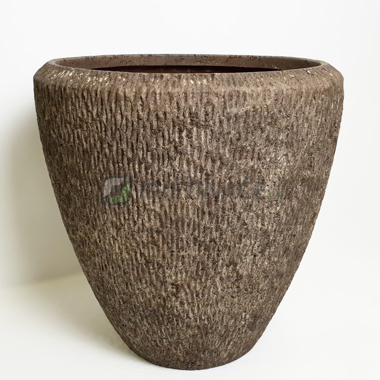 Luxusní květináče - Polystone Rock Couple 65x65cm