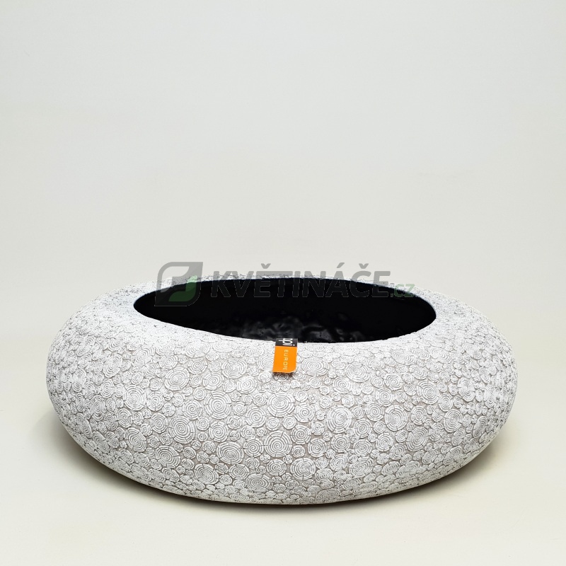 Luxusní květináče - Bonsaj mísa Capi Wood uzavřená šedá 35x10cm