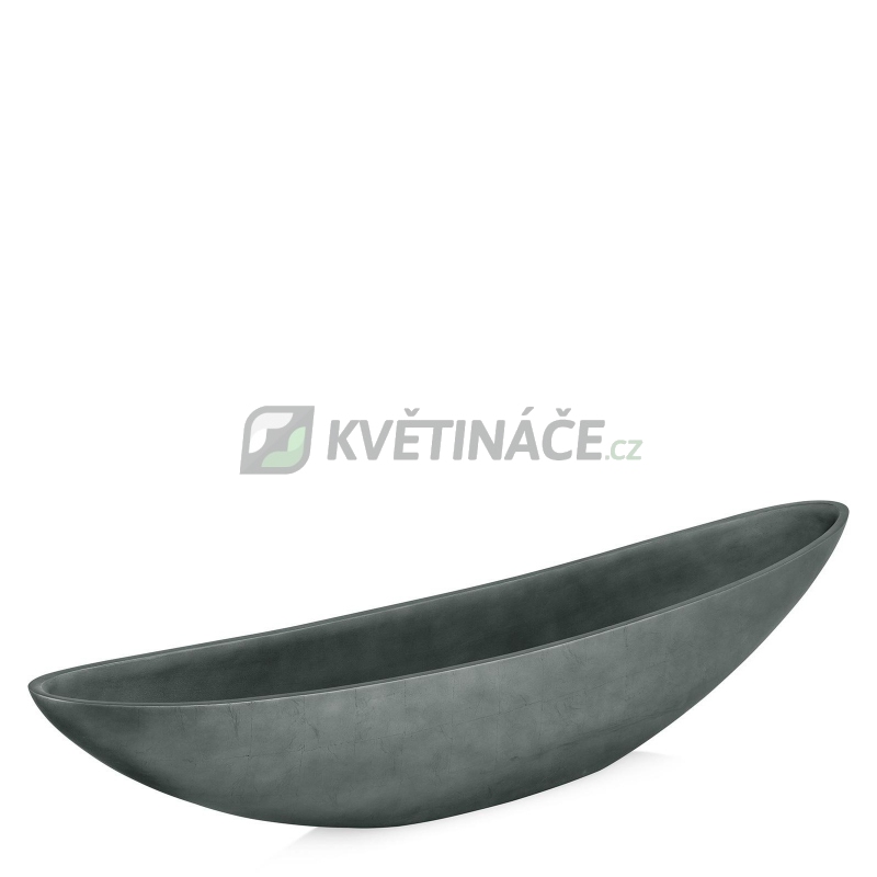 Luxusní květináče - Royal lodička titan grey 65x13x15cm