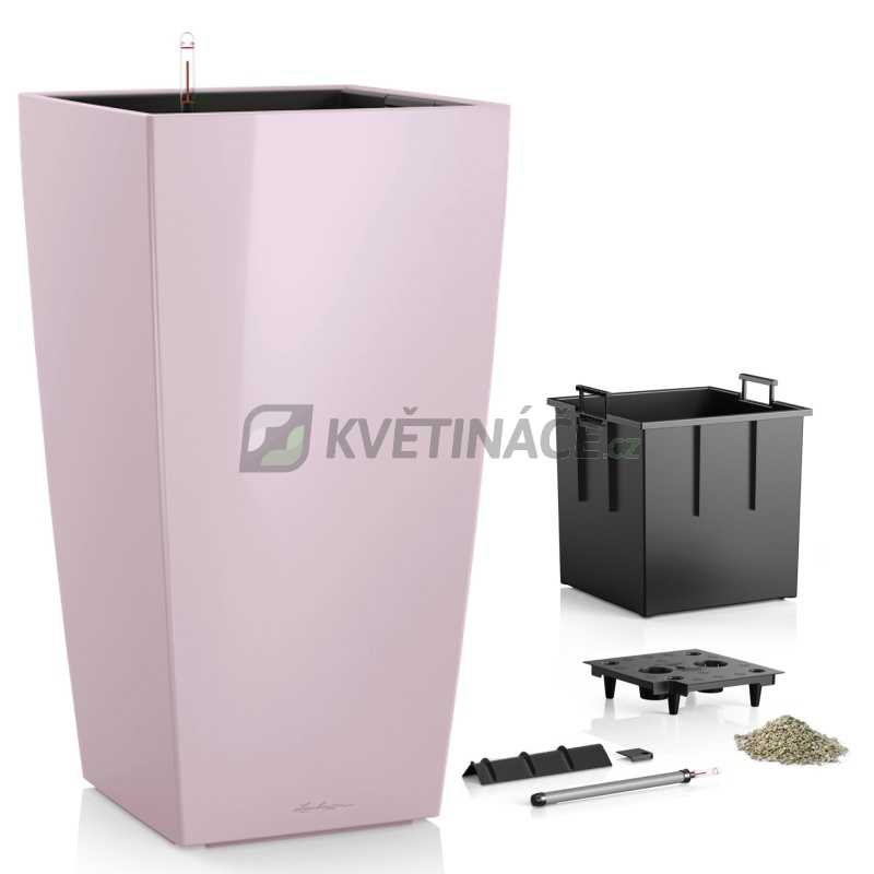 Lechuza květináče - Lechuza Cubico Premium 40 Love komplet