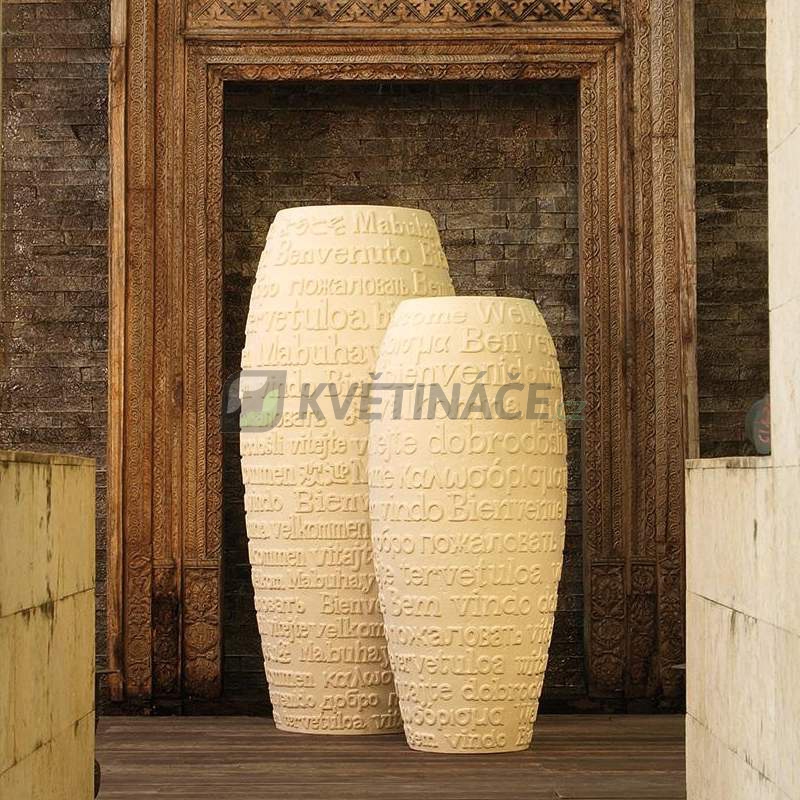 Venkovní květináče - Welcome natural 65x150cm