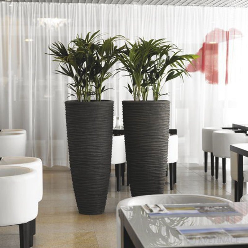 Luxusní květináče - Polystone Smoke Seaside Partner 50x120cm