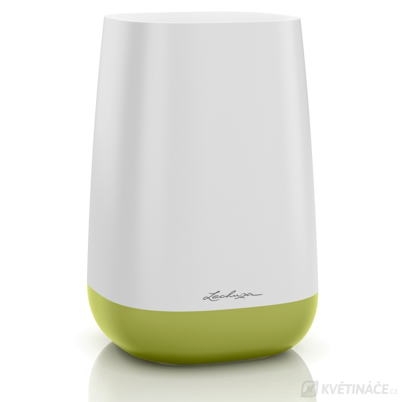 Lechuza květináče - Váza Lechuza Yula Trend bílo-zelený komplet