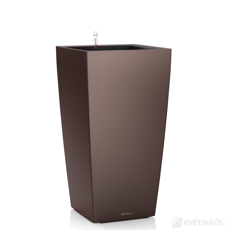 Lechuza květináče - Lechuza Cubico Premium 40 Espresso komplet