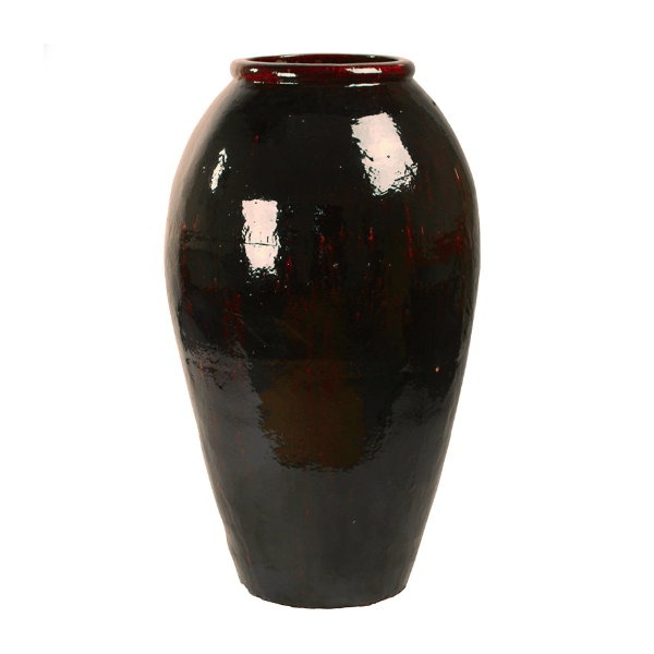 Keramické květináče - Mystic Ocean váza black 52x105cm