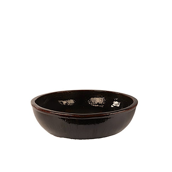 Keramické květináče - Mystic Ocean mísa black 70x17cm