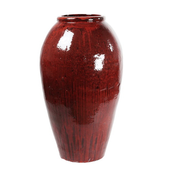 Keramické květináče - Mystic Ocean váza red 67x120cm