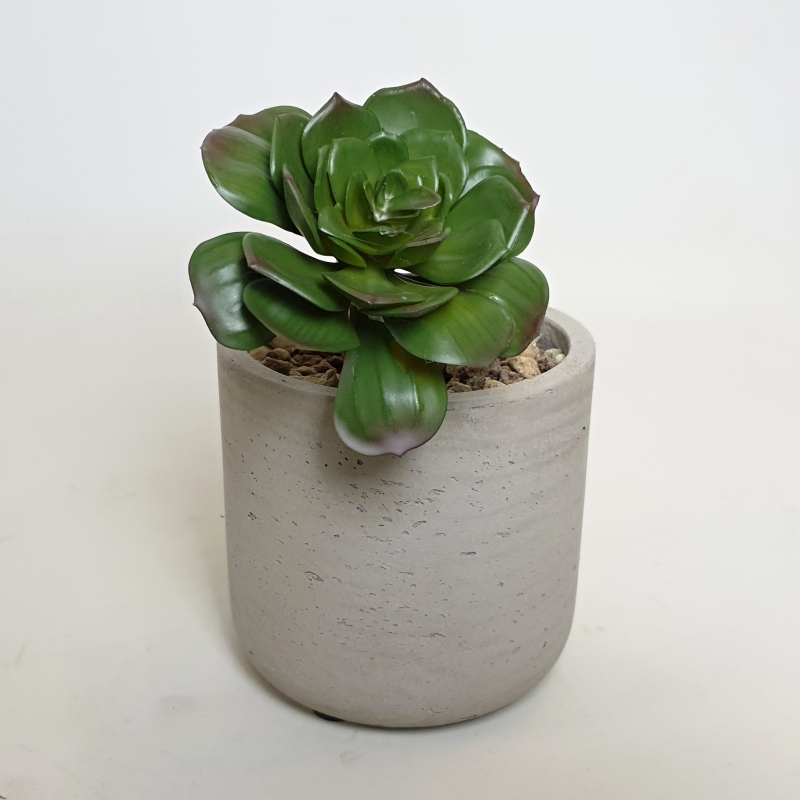 Umělé květiny - Umělá Echeveria zelená 15cm
