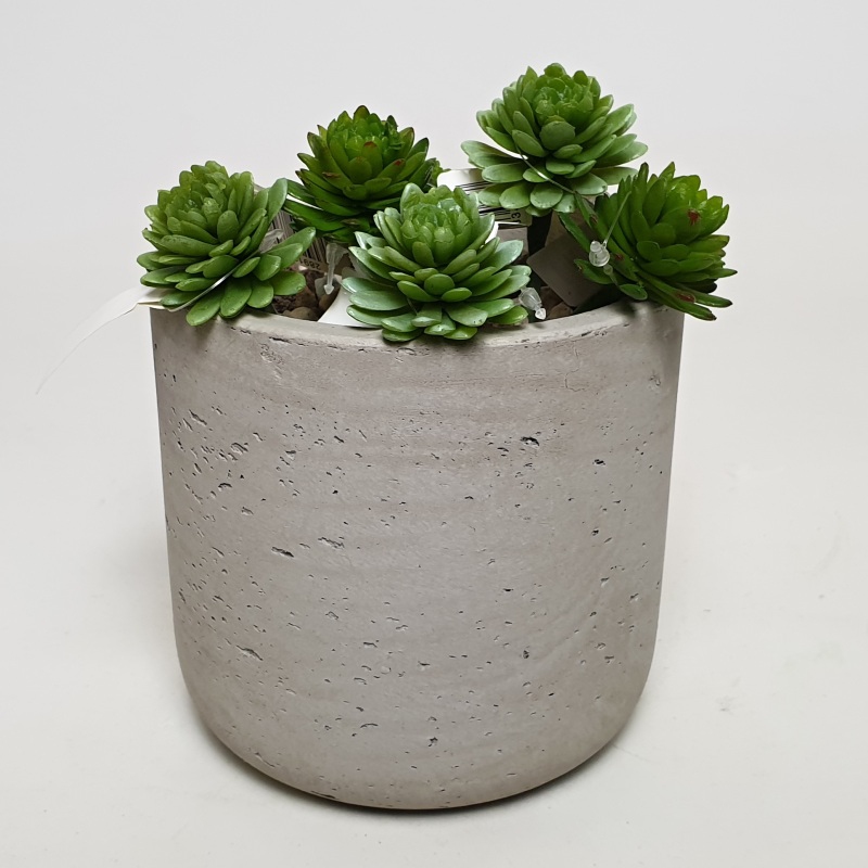 Umělé květiny - Umělý sukulent mini 6cm