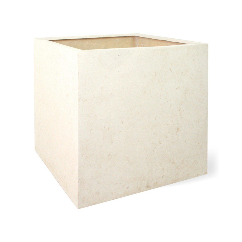 Venkovní květináče - Square Creme 50x50x50cm