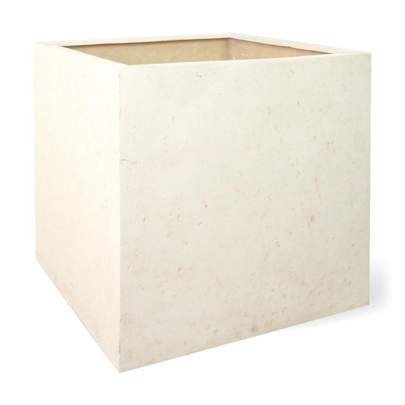 Venkovní květináče - Square Creme 60x60x60cm