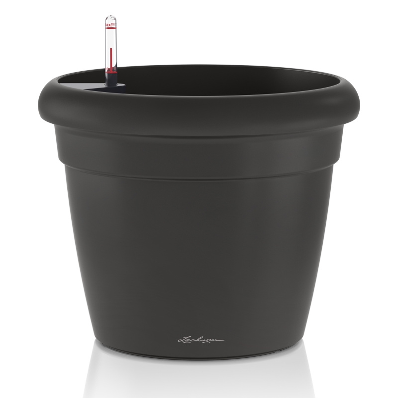 Lechuza květináče - Lechuza Rustico Trend 35 Graphite komplet