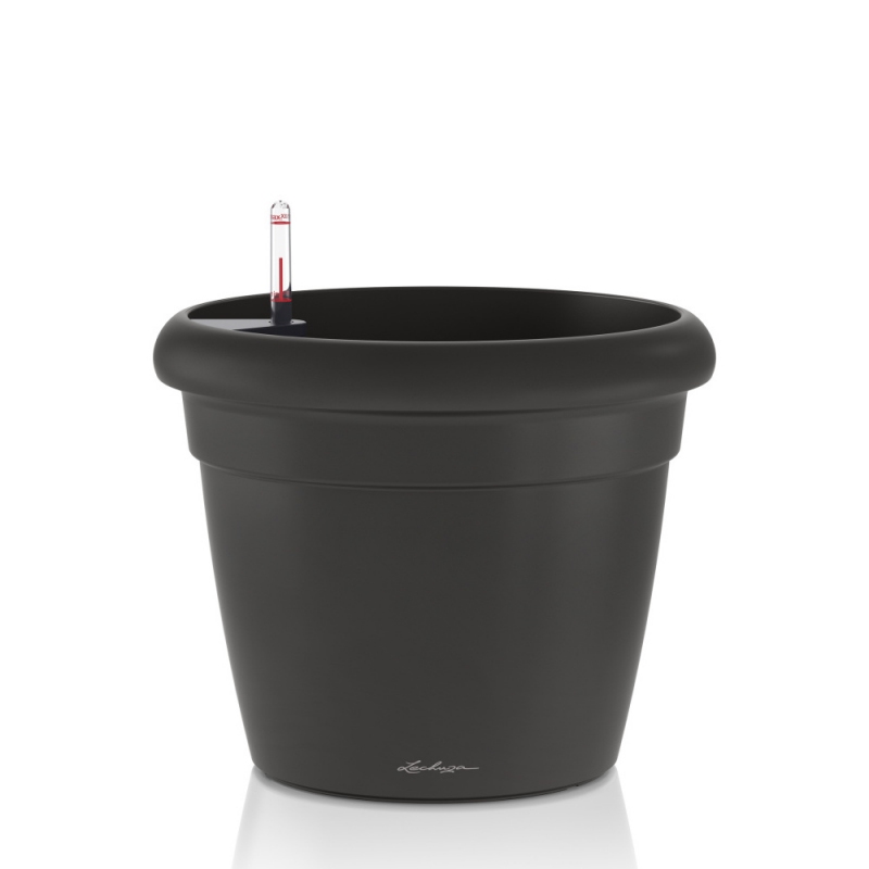 Lechuza květináče - Lechuza Rustico Trend 21 Graphite komplet