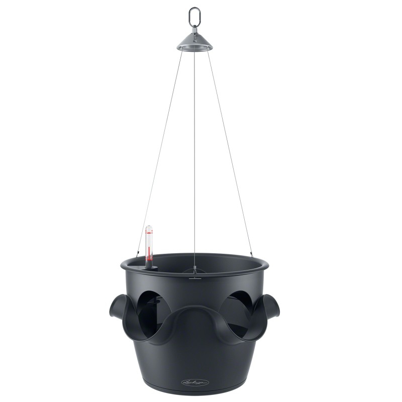 Lechuza květináče - Lechuza Cascadino Trend Slate závěsný komplet