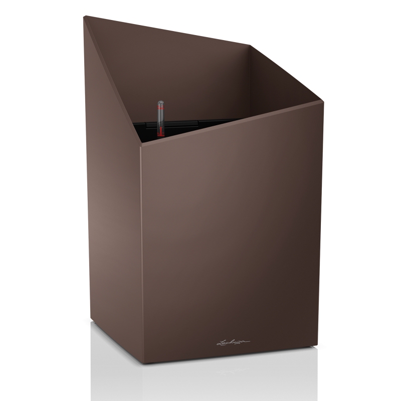 Lechuza květináče - Lechuza Cursivo Premium 30 Espresso komplet