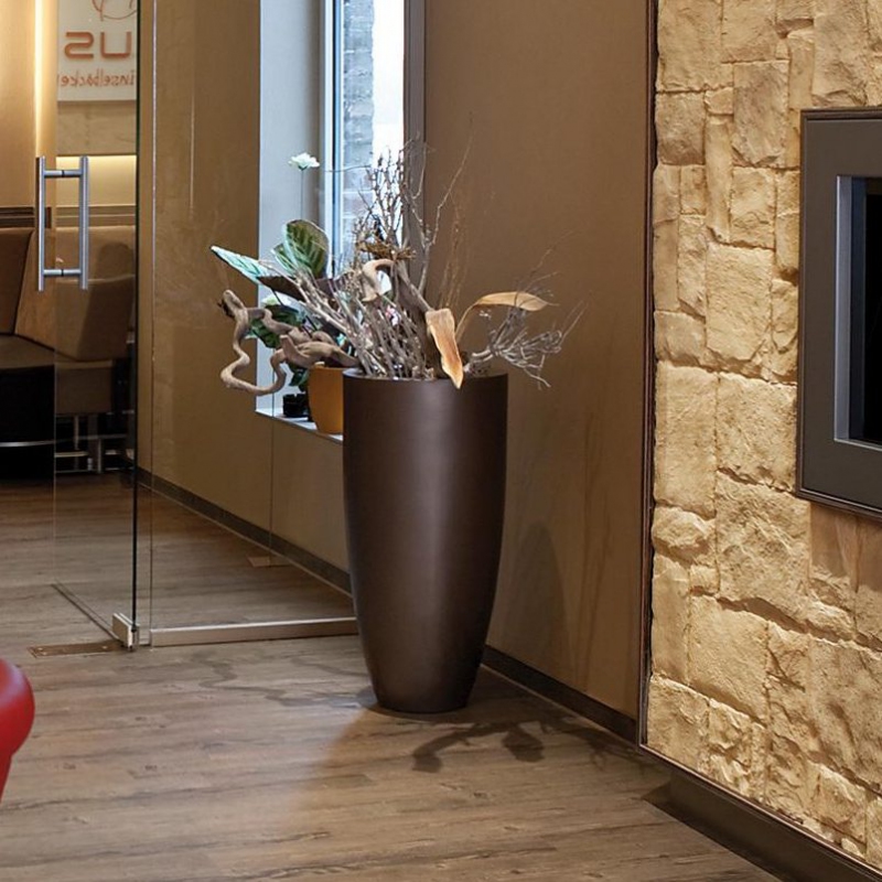 Luxusní květináče - Luna Premium Grey 38x80cm