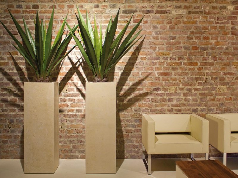 Venkovní květináče - Style Creme 33x33x100cm