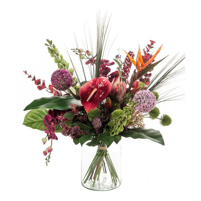 Umělé květiny - Umělá kytice exotický mix 27 stonků