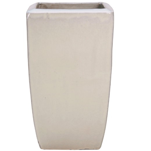 Keramické květináče - Deluxe White Kubis 42x42x70cm