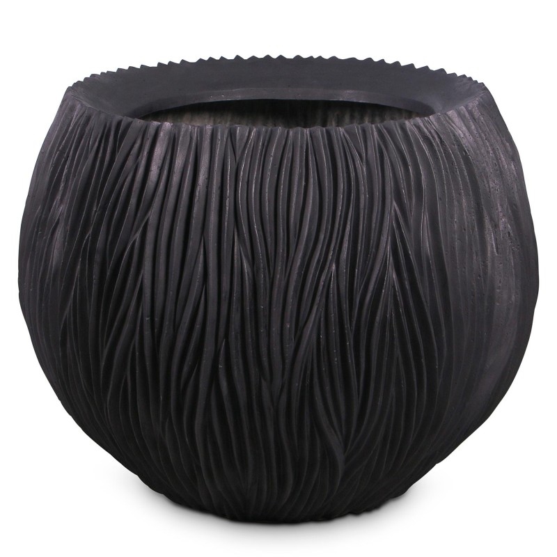 Luxusní květináče - River Bowl Black 120x90cm