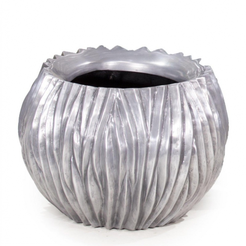 Luxusní květináče - River Bowl Aluminium 47x35cm