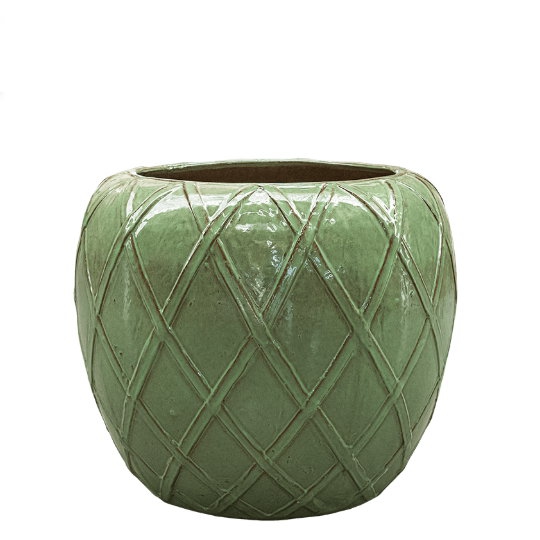 Venkovní květináče - Wire Coppa Green 68x59cm