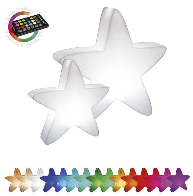 Svítící květináče - Svítící hvězda LED maxi 72x15x70cm