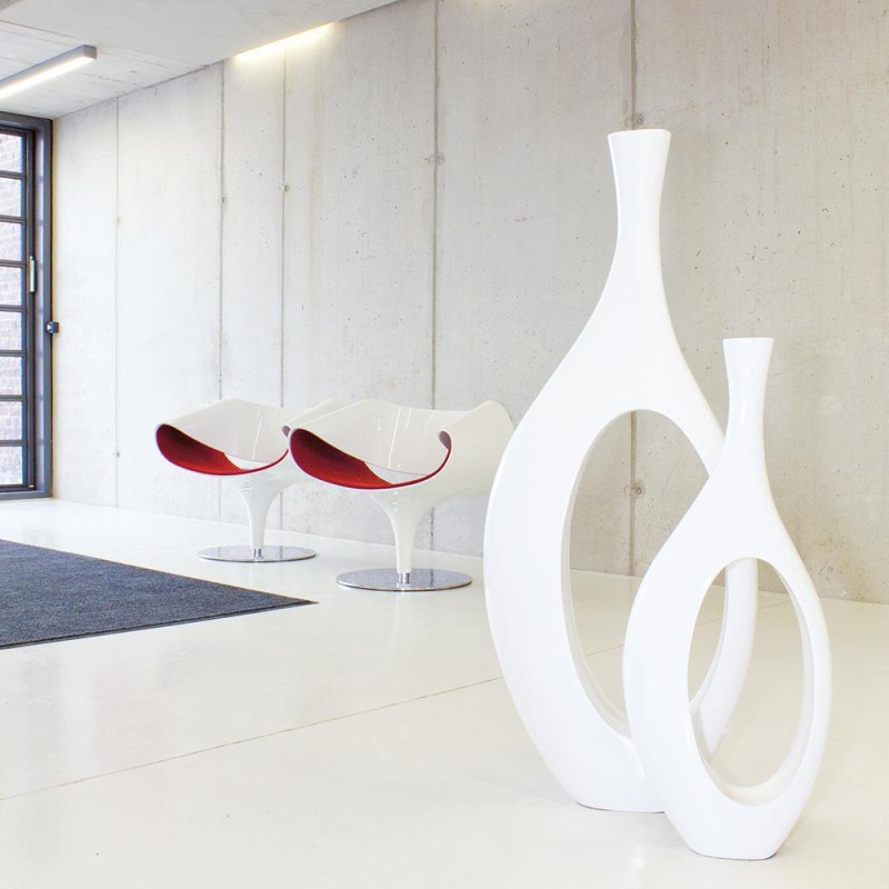 Luxusní květináče - Váza Indigo White 51x15x127cm