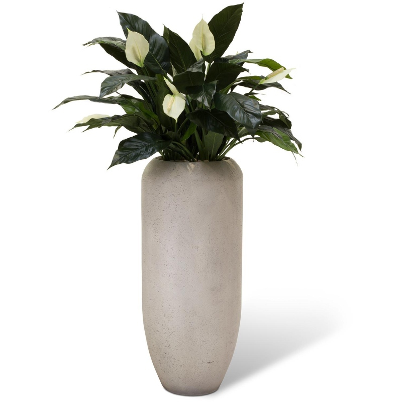 Luxusní květináče - Cigar grey 42x100cm