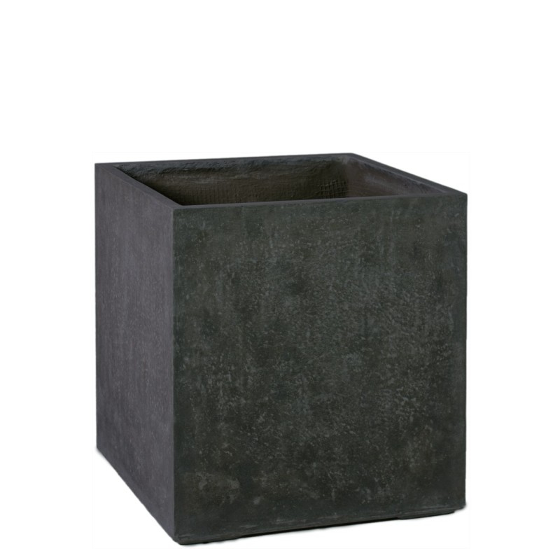 Venkovní květináče - Division Plus Square Antracit 40x40x44cm