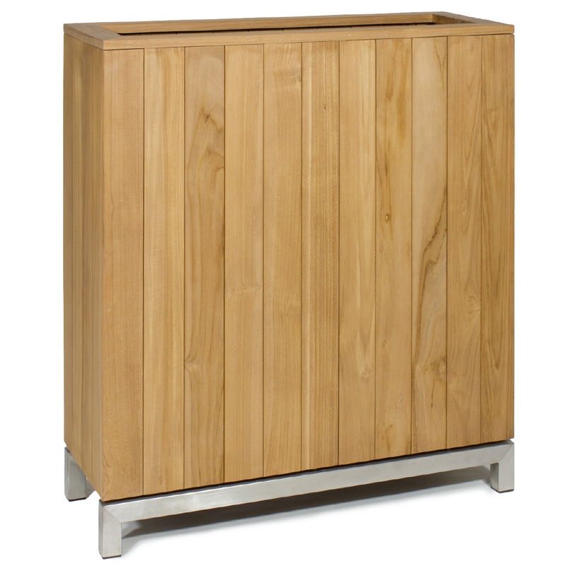 Venkovní květináče - Kayu truhlík natural 94x34x105cm