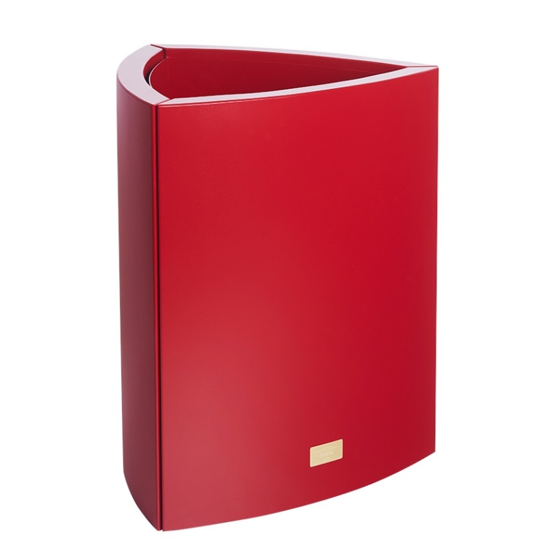 Kovové květináče - Květináč Kasper Triangle L červený 57x60xV73cm