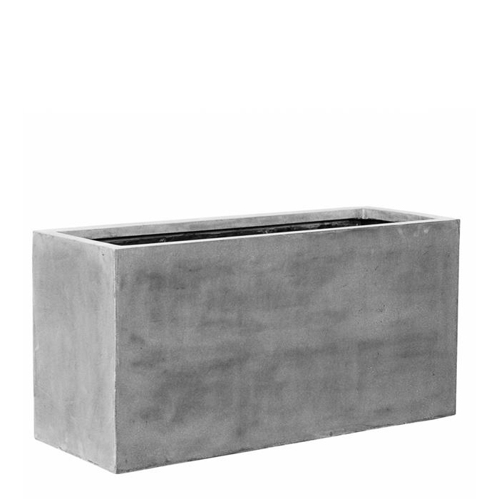Venkovní květináče - Fiberstone truhlík Grey 150x60x75cm